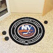 New York Islanders Hockey Puck Rug - 27in. Diameter, 10462