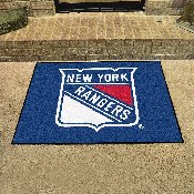 New York Rangers All-Star Rug - 34 in. x 42.5 in. - Shield Primary Logo, 10470