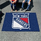 New York Rangers Ulti-Mat Rug - 5ft. x 8ft. - Shield Primary Logo, 10471