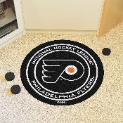 Philadelphia Flyers Hockey Puck Rug - 27in. Diameter, 10484