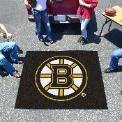 Boston Bruins Tailgater Rug - 5ft. x 6ft. - Circular Spoke B Primary Logo, 10493
