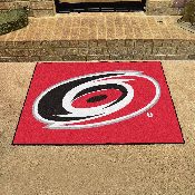 Carolina Hurricanes All-Star Rug - 34 in. x 42.5 in. - Hurricane Primary Logo, 10525