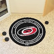 Carolina Hurricanes Hockey Puck Rug - 27in. Diameter, 10528