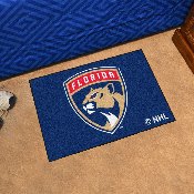 Florida Panthers Starter Mat Accent Rug - 19in. x 30in. - Panther Shield Primary Logo, 10535