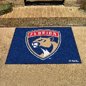 Florida Panthers All-Star Rug - 34 in. x 42.5 in. - Panther Shield Primary Logo, 10536