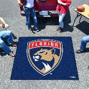Florida Panthers Tailgater Rug - 5ft. x 6ft. - Panther Shield Primary Logo, 10537