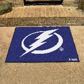Tampa Bay Lightning All-Star Rug - 34 in. x 42.5 in. - Lightning Bolt Primary Logo, 10547