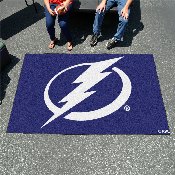 Tampa Bay Lightning Ulti-Mat Rug - 5ft. x 8ft. - Lightning Bolt Primary Logo, 10549