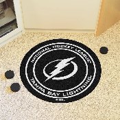 Tampa Bay Lightning Hockey Puck Rug - 27in. Diameter, 10550