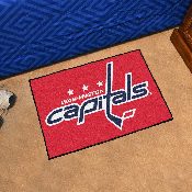 Washington Capitals Starter Mat Accent Rug - 19in. x 30in. - Capitals Wordmark Logo, 10557