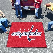 Washington Capitals Tailgater Rug - 5ft. x 6ft. - Capitals Wordmark Logo, 10559