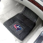Columbus Blue Jackets Heavy Duty Car Mat Set - 2 Pieces, 10574