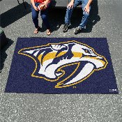 Nashville Predators Ulti-Mat Rug - 5ft. x 8ft. - Predator Head Primary Logo - Blue, 10582