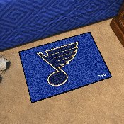 St. Louis Blues Starter Mat Accent Rug - 19in. x 30in. - Music Note Primary Logo, 10590