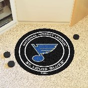 St. Louis Blues Hockey Puck Rug - 27in. Diameter, 10594