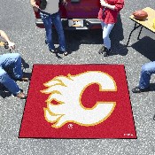 Calgary Flames Tailgater Rug - 5ft. x 6ft. - Flaming C Primary Logo, 10603