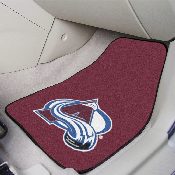 Colorado Avalanche Front Carpet Car Mat Set - 2 Pieces, 10617