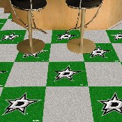 Dallas Stars Team Carpet Tiles - 45 Sq Ft., 10681