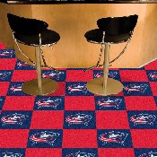 Columbus Blue Jackets Team Carpet Tiles - 45 Sq Ft., 10687
