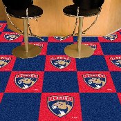 Florida Panthers Team Carpet Tiles - 45 Sq Ft., 10690