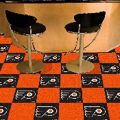 Philadelphia Flyers Team Carpet Tiles - 45 Sq Ft., 10695