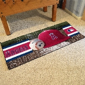 Los Angeles Angels Baseball Runner Rug - 30in. x 72in. - A Primary Cap Logo - Green, 11080