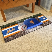 New York Mets Baseball Runner Rug - 30in. x 72in. - NY Cap Logo, 11084