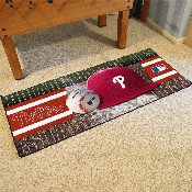 Philadelphia Phillies Baseball Runner Rug - 30in. x 72in. - Phillies Bell Primary Logo, 11087