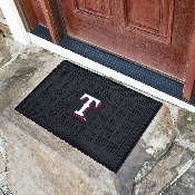 Texas Rangers Heavy Duty Vinyl Medallion Door Mat - 19.5in. x 31in., 11319