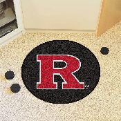 Rutgers Scarlett Knights Hockey Puck Rug - 27in. Diameter, 11335