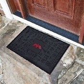 Arkansas Razorbacks Heavy Duty Vinyl Medallion Door Mat - 19.5in. x 31in., 11349