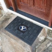 BYU Cougars Heavy Duty Vinyl Medallion Door Mat - 19.5in. x 31in., 11351