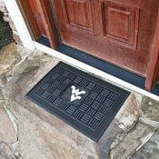 West Virginia Mountaineers Heavy Duty Vinyl Medallion Door Mat - 19.5in. x 31in., 11390