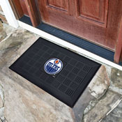 Edmonton Oilers Oilers Heavy Duty Vinyl Medallion Door Mat - 19.5in. x 31in., 11467
