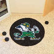 Notre Dame Fighting Irish Hockey Puck Rug - 27in. Diameter, Leprechaun, 11684