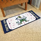 Notre Dame Fighting Irish Rink Runner - 30in. x 72in., Leprechaun, 11685