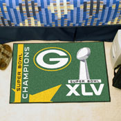 Green Bay Packers Starter Mat Accent Rug - 19in. x 30in., 2011 Super Bowl XLV Champions, 11864