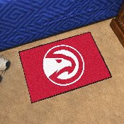 Atlanta Hawks Starter Mat Accent Rug - 19in. x 30in. - Circle Hawk Head Primary Logo, 11897