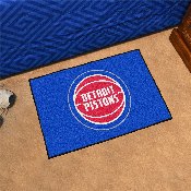 Detroit Pistons Starter Mat Accent Rug - 19in. x 30in. - Basketball with Wordmark Primary Logo, 11906