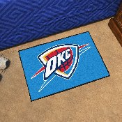 Oklahoma City Thunder Starter Mat Accent Rug - 19in. x 30in. - OKC Primary Logo, 11919