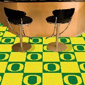 Oregon Ducks Team Carpet Tiles - 45 Sq Ft., 11936