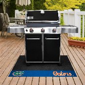 Florida Gators Vinyl Grill Mat - 26in. x 42in. - Gator Head Primary Logo & Wordmark - Blue, 12117