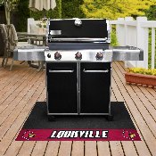 Louisville Cardinals Vinyl Grill Mat - 26in. x 42in., 12123
