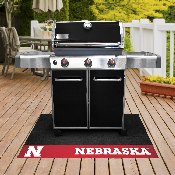 Nebraska Cornhuskers Vinyl Grill Mat - 26in. x 42in., 12128