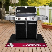 Arizona Cardinals Vinyl Grill Mat - 26in. x 42in. - Cardinal Head Primary Logo & Wordmark, 12174