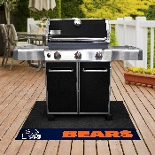 Chicago Bears Vinyl Grill Mat - 26in. x 42in. - C Primary Logo & Wordmark, 12179