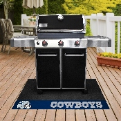 Dallas Cowboys Vinyl Grill Mat - 26in. x 42in. - Star Primary Logo & Wordmark, 12182