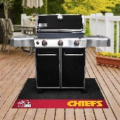 Kansas City Chiefs Vinyl Grill Mat - 26in. x 42in. - KC Arrow Primary Logo, 12189