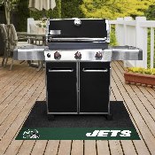 New York Jets Vinyl Grill Mat - 26in. x 42in. - Oval Jets Primary Logo & Wordmark, 12195