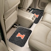 Illinois Illini Back Seat Car Utility Mats - 2 Piece Set, 12281